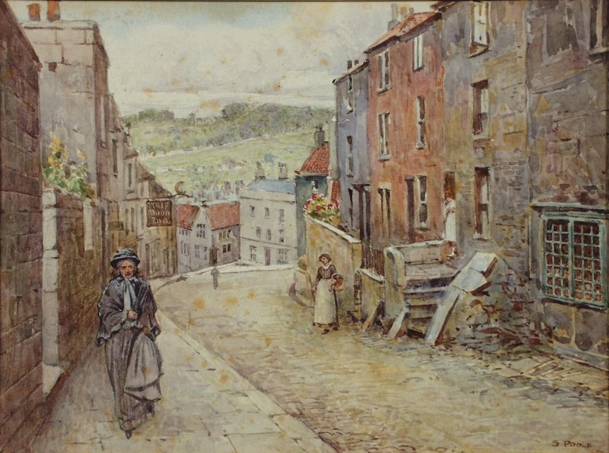 Holloway - Samuel Poole Watercolour on paper Early 20th century (14.3cms x 19.3cms)